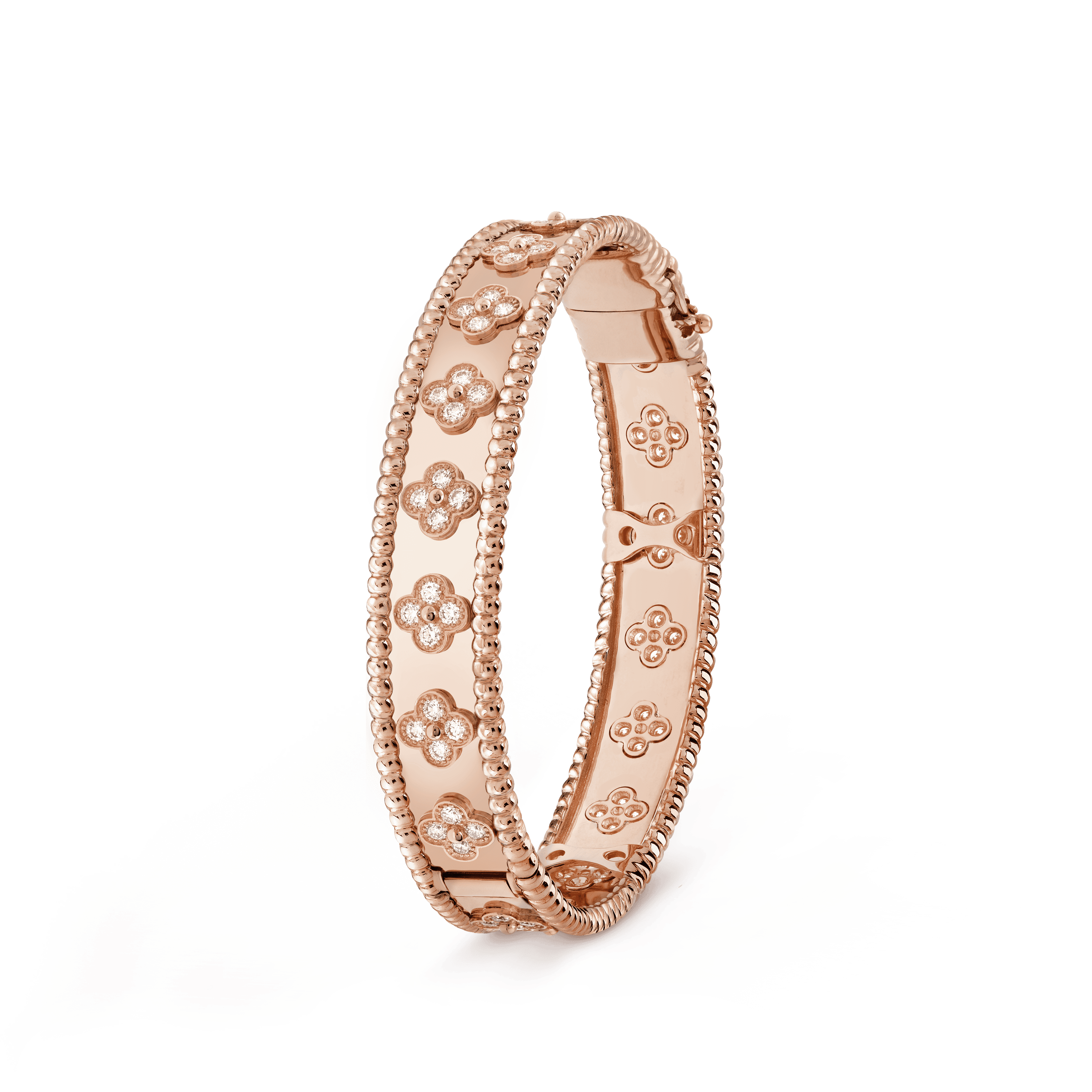 18K Perlée Clovers Bracelet