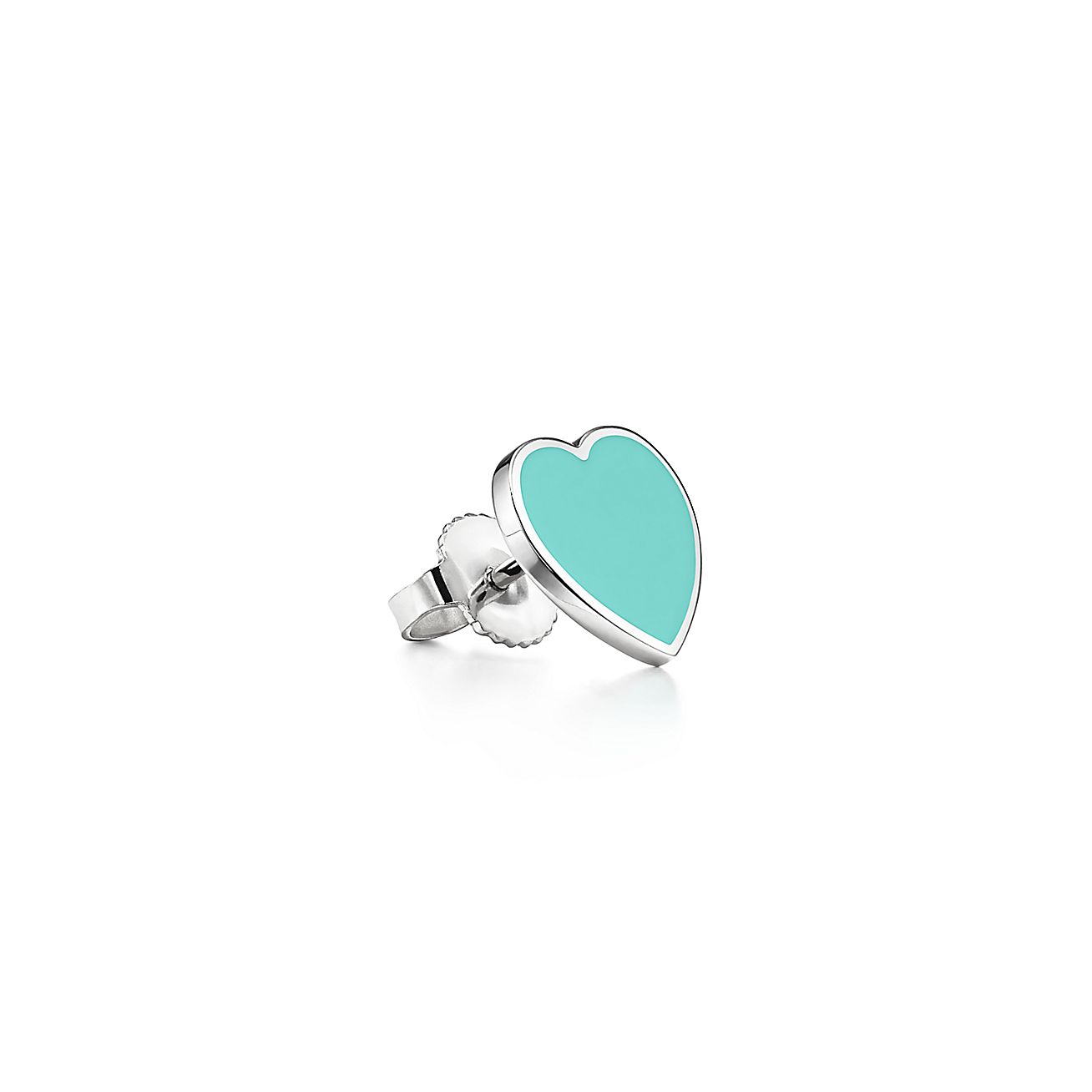18K Return to Blue Heart Earrings