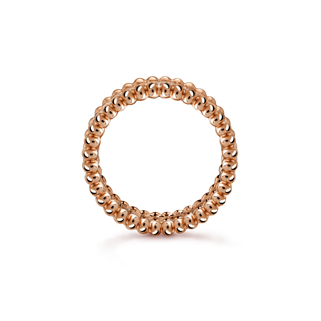 18K Perlée Diamonds Ring