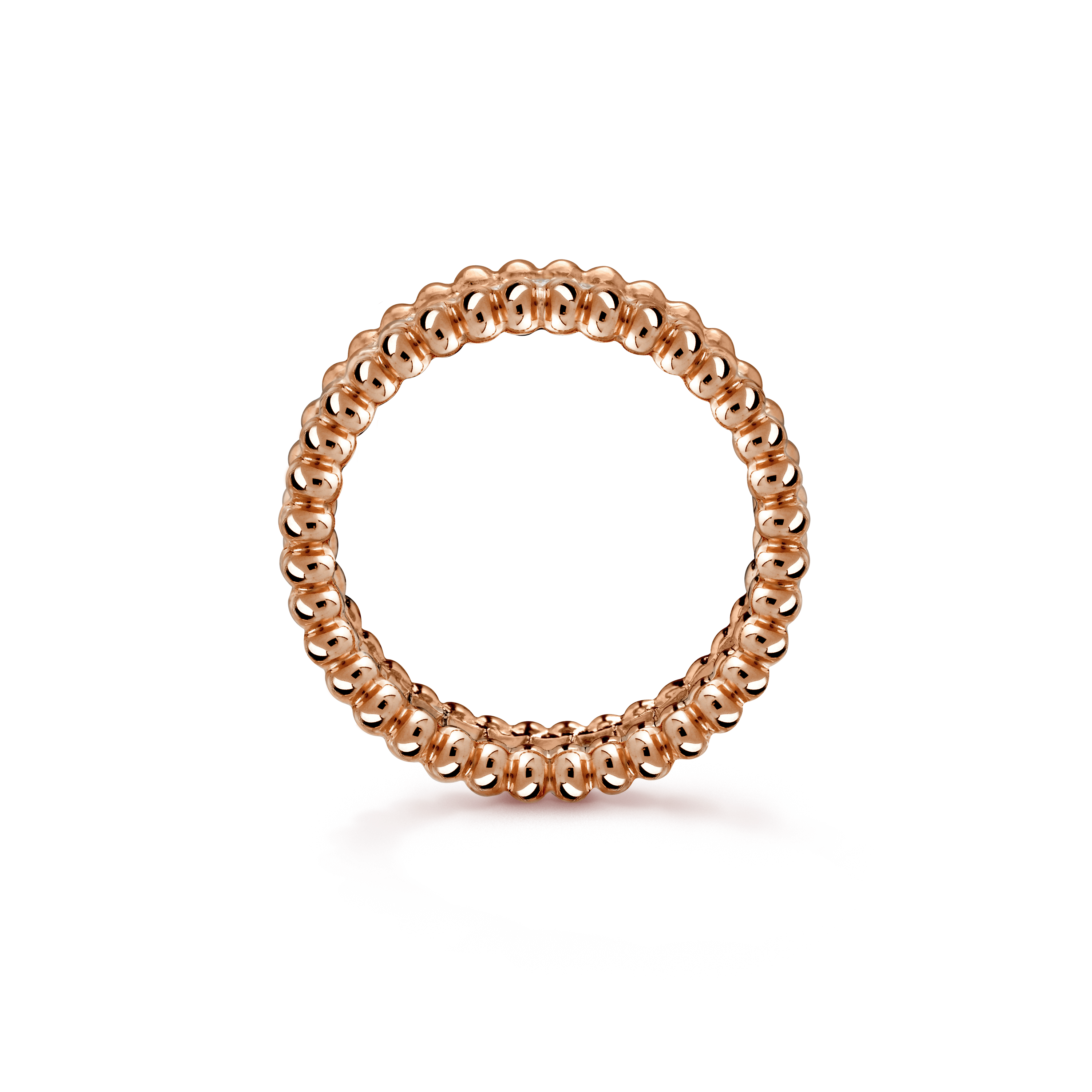 18K Perlée Diamonds Ring