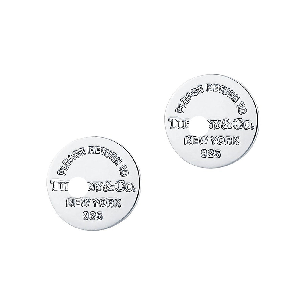 18K Return to Circle Stud Earrings