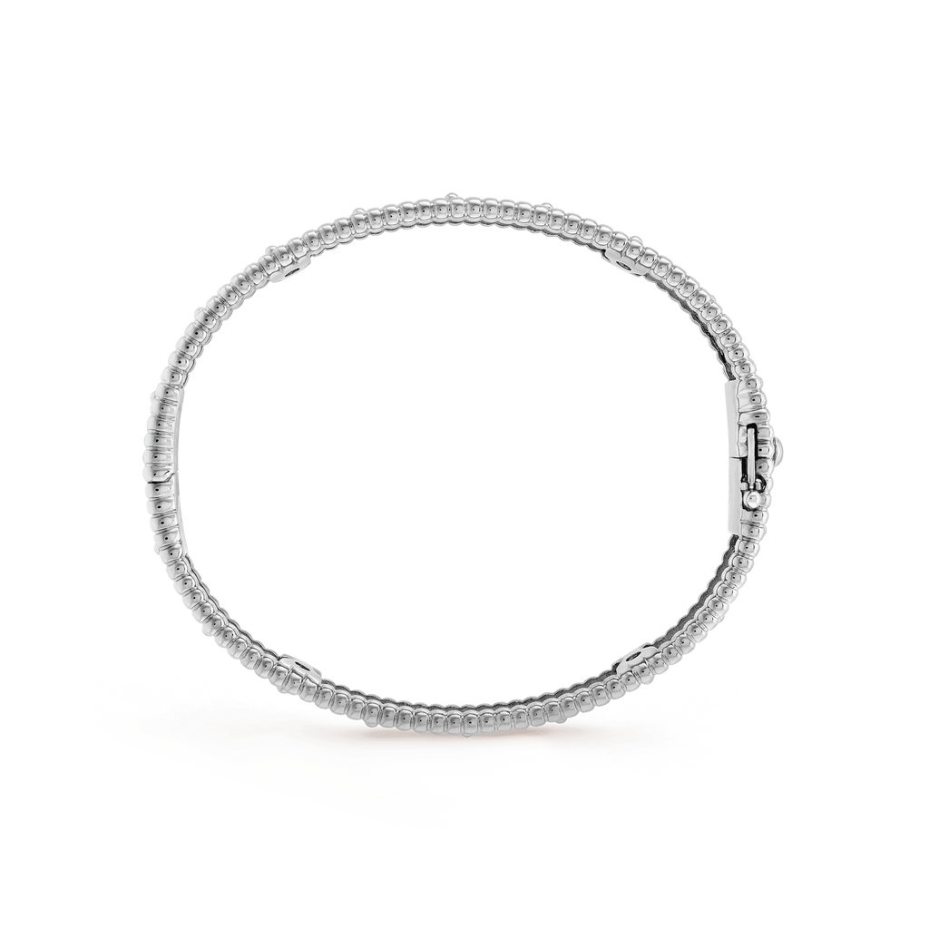 18K Perlée Clovers Bracelet