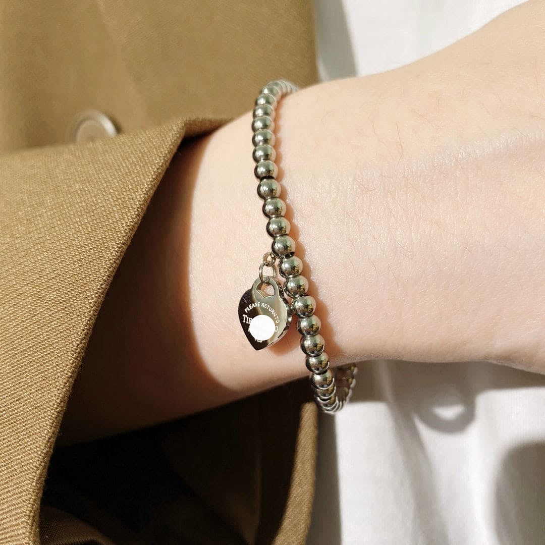 18K Return to Heart Tag Bracelet