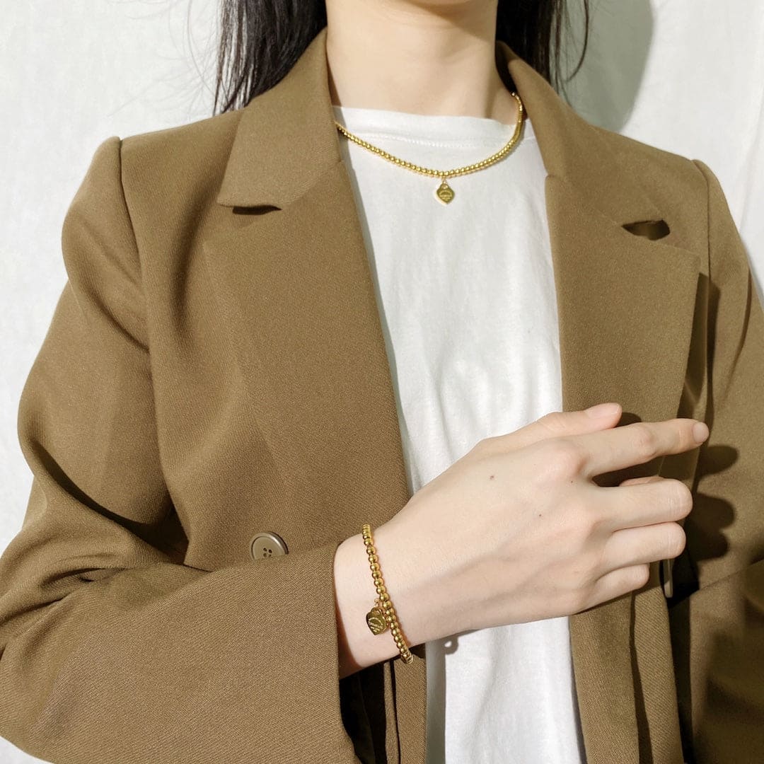 18K Return to Heart Tag Bracelet