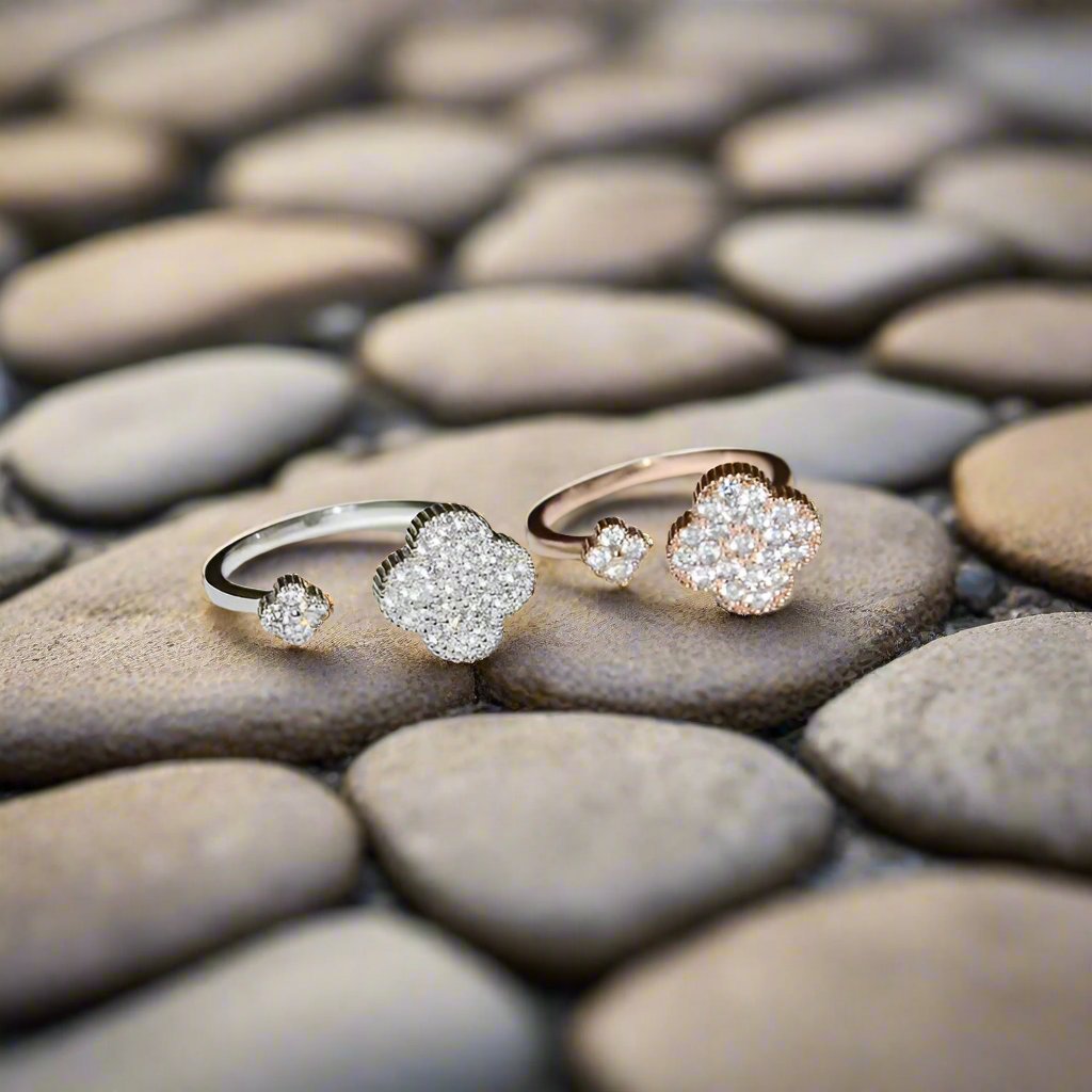 18K Magic Alhambra Diamond Ring