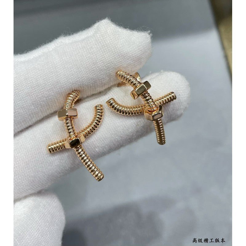 18K Écrou de Earrings