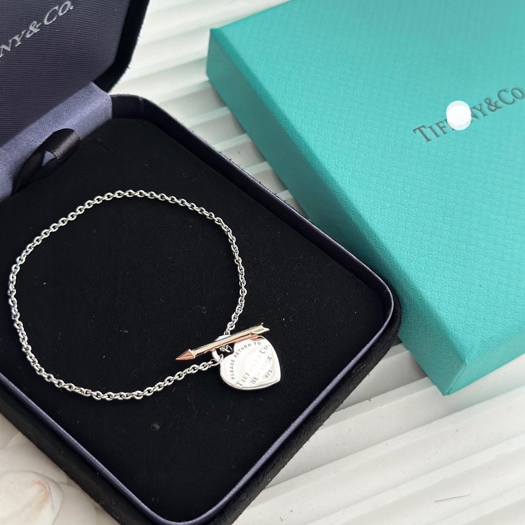 18K Return to Lovestruck Heart Tag Bracelet