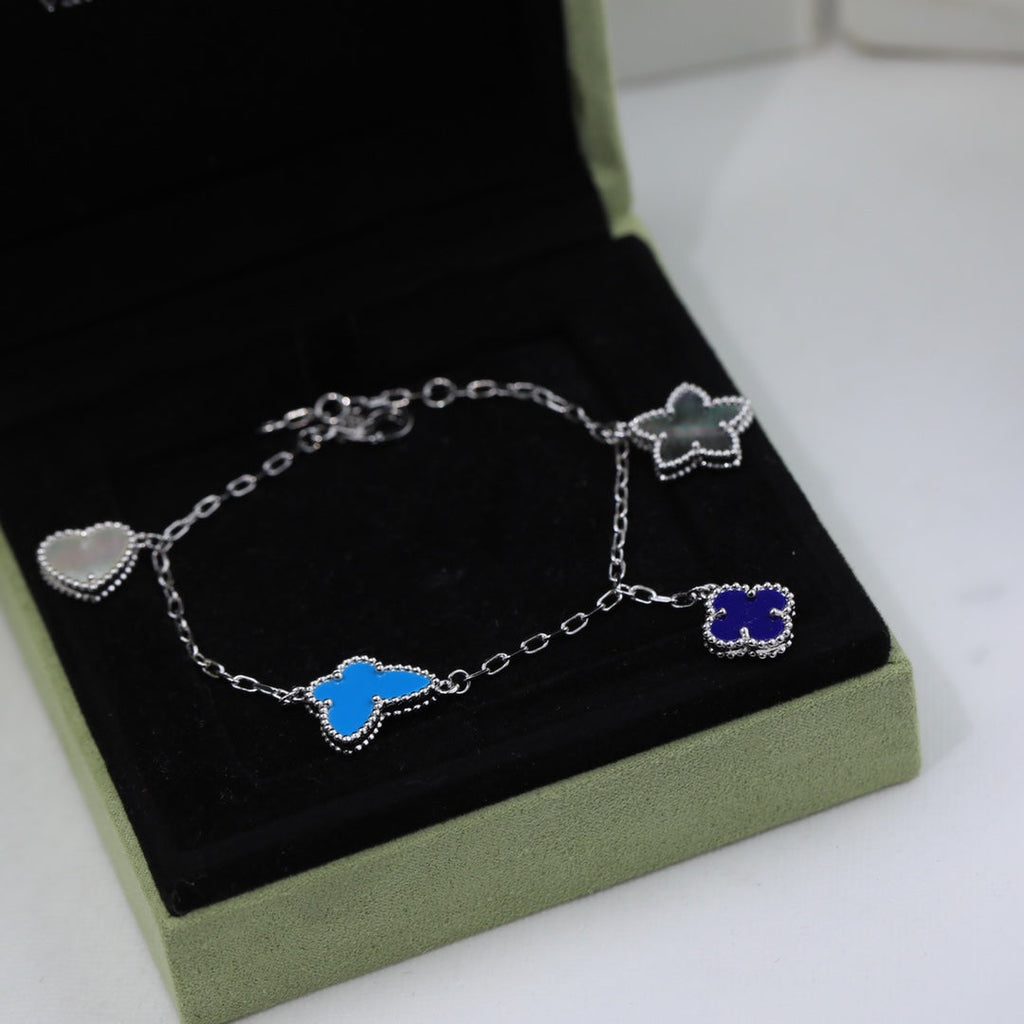 18K Sweet Alhambra Four Motifs Bracelet