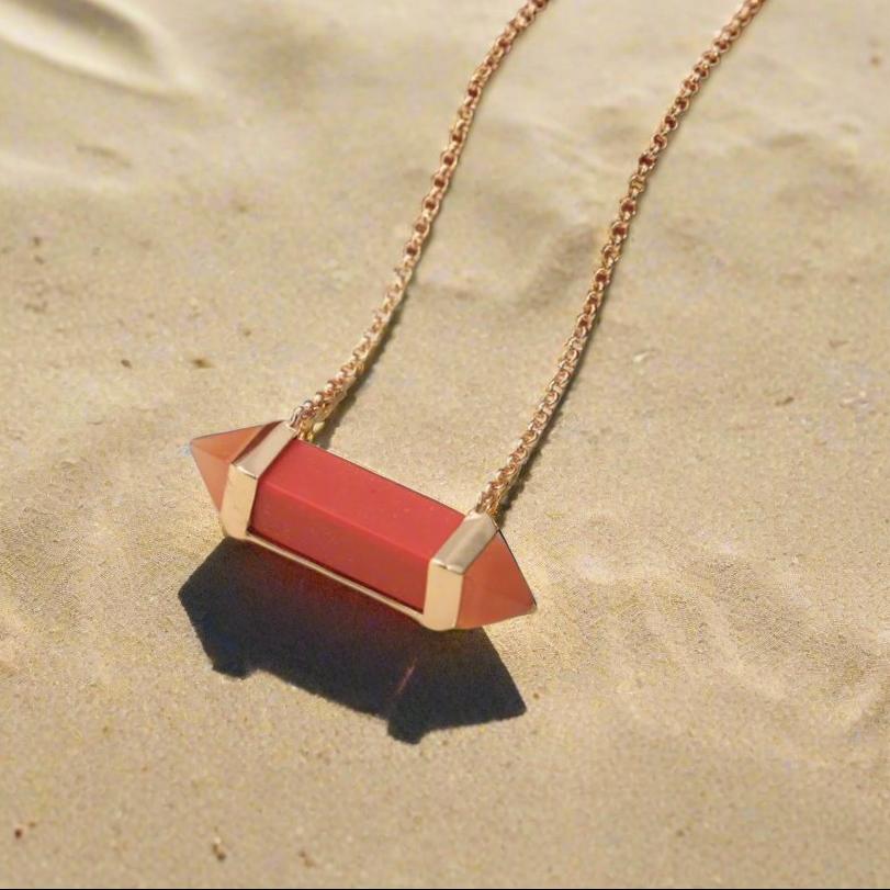 18K Les Berlingots De Pink Necklace