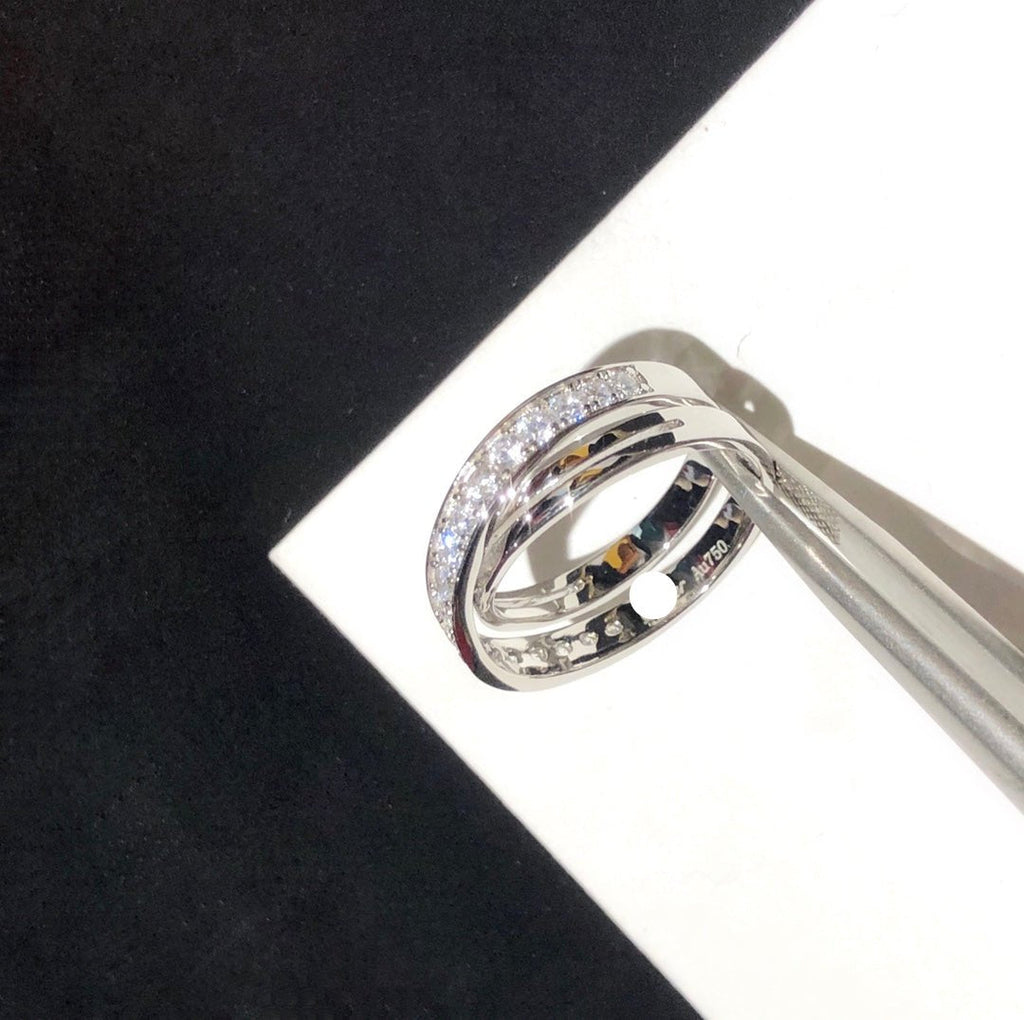 18K Etincelle Diamond Ring