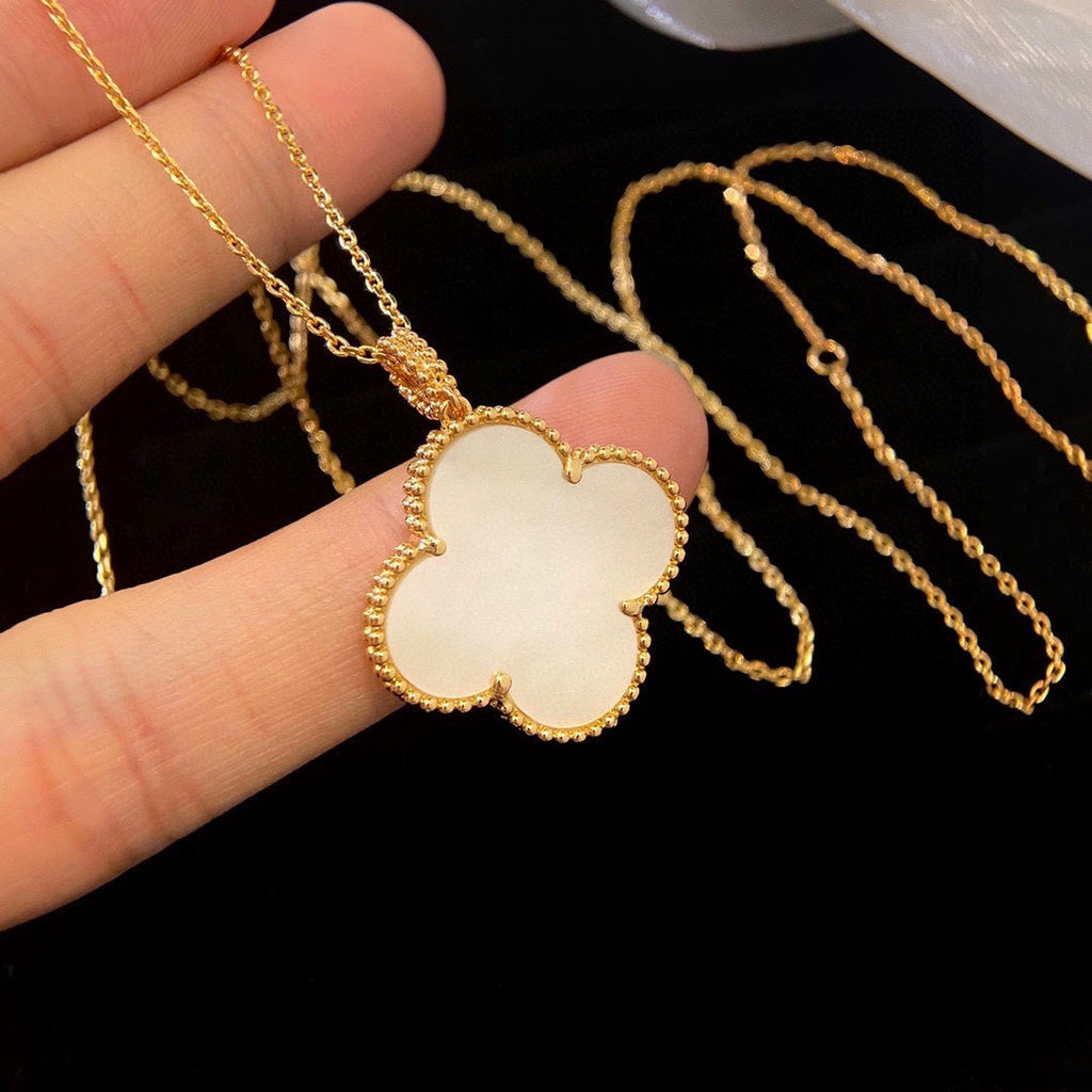 18K Magic Alhambra One Motif Pearl Necklace