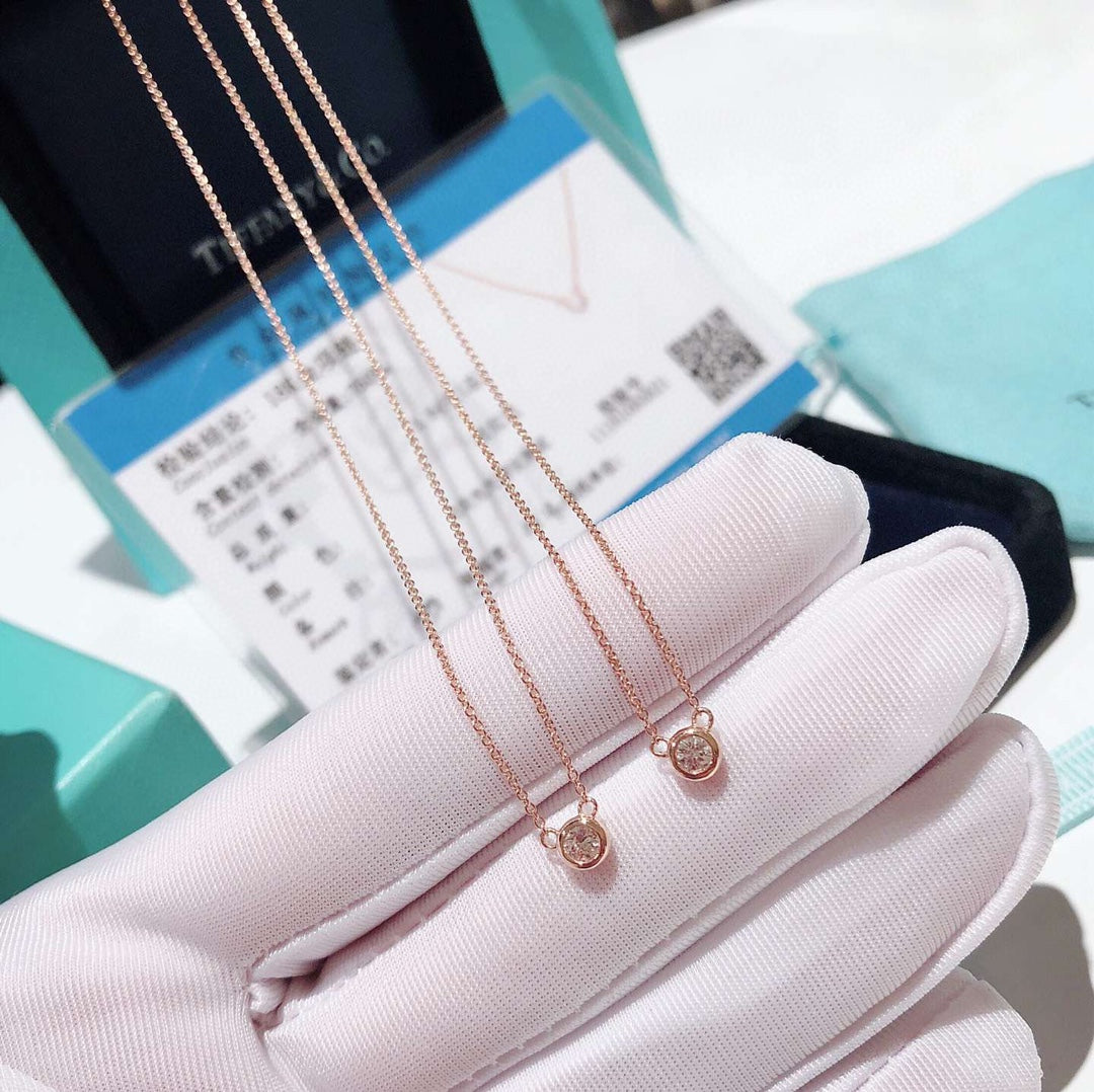 18K T Elsa Peretti Diamonds Necklace